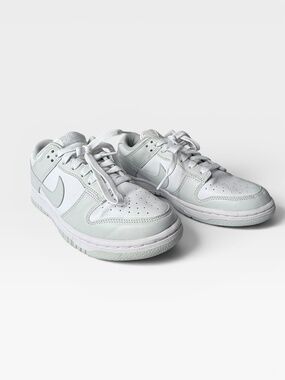 Nike Dunk Low sneakers in the Photon Dust Colorway Grey and White Size 7 Women's
